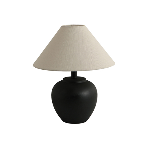 Ceramic table lamp with warm ambient lighting for bedroom and living room - Form Feast